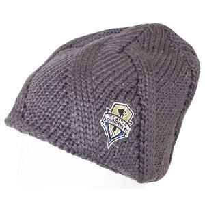 Seattle Sounders FC MLS Soccer - Unisex Adult One Size - Gray Beanie Cap 2012